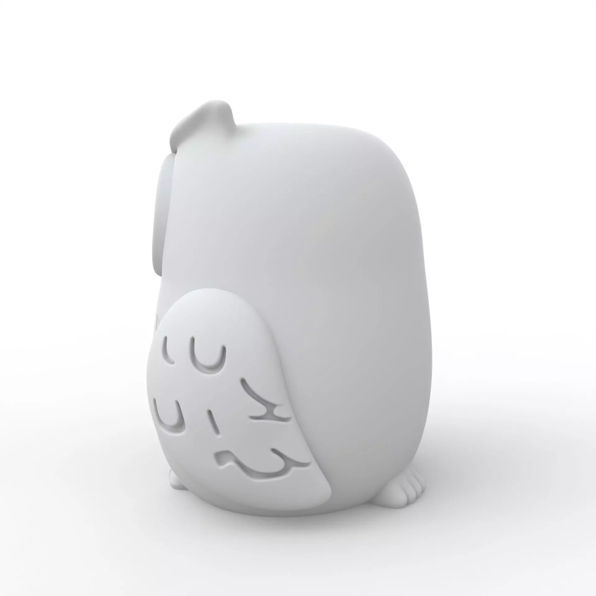 Retro Gaming SNES Controller Replica Keychain - Directional Pad 3D print model_7