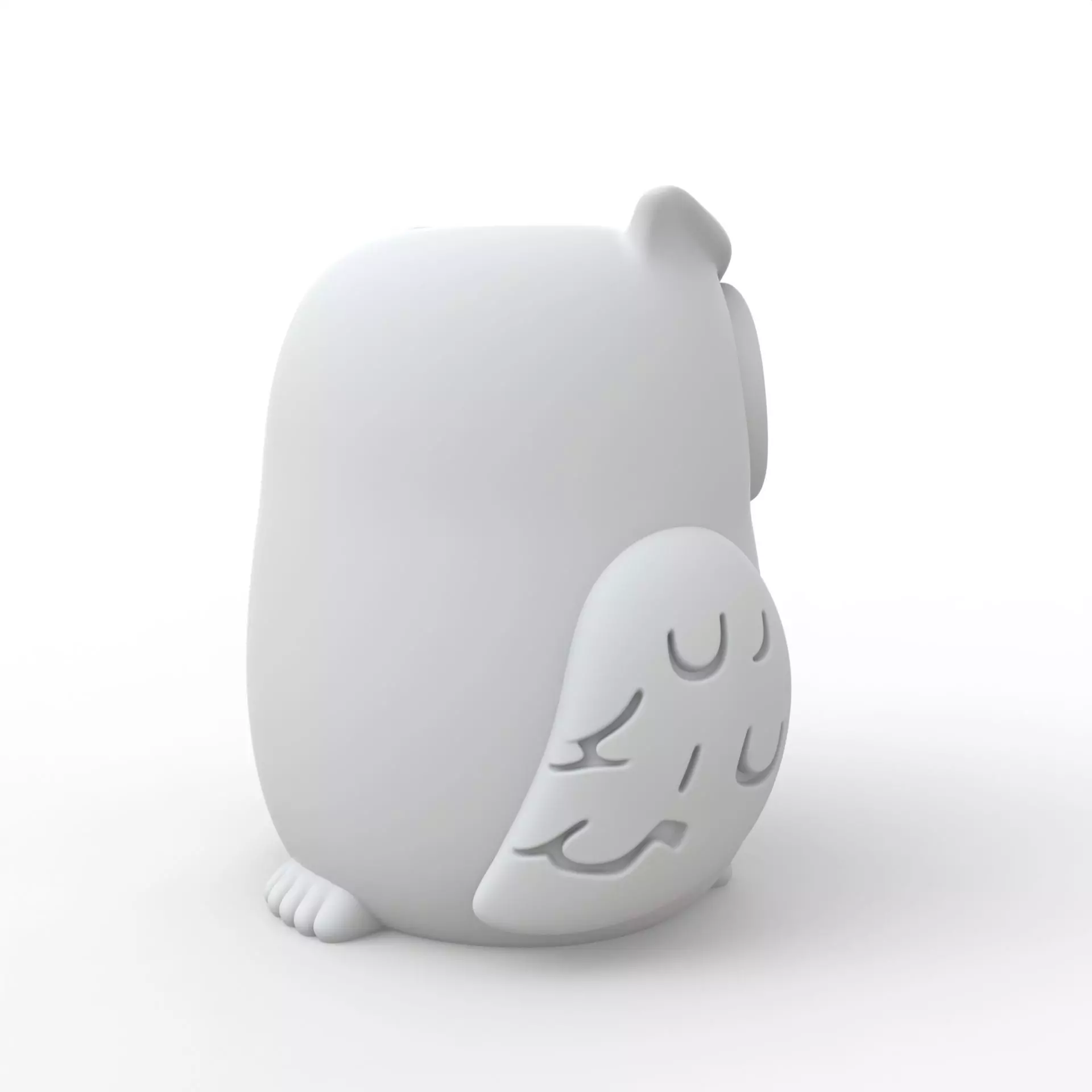 Retro Gaming SNES Controller Replica Keychain - Directional Pad 3D print model_15