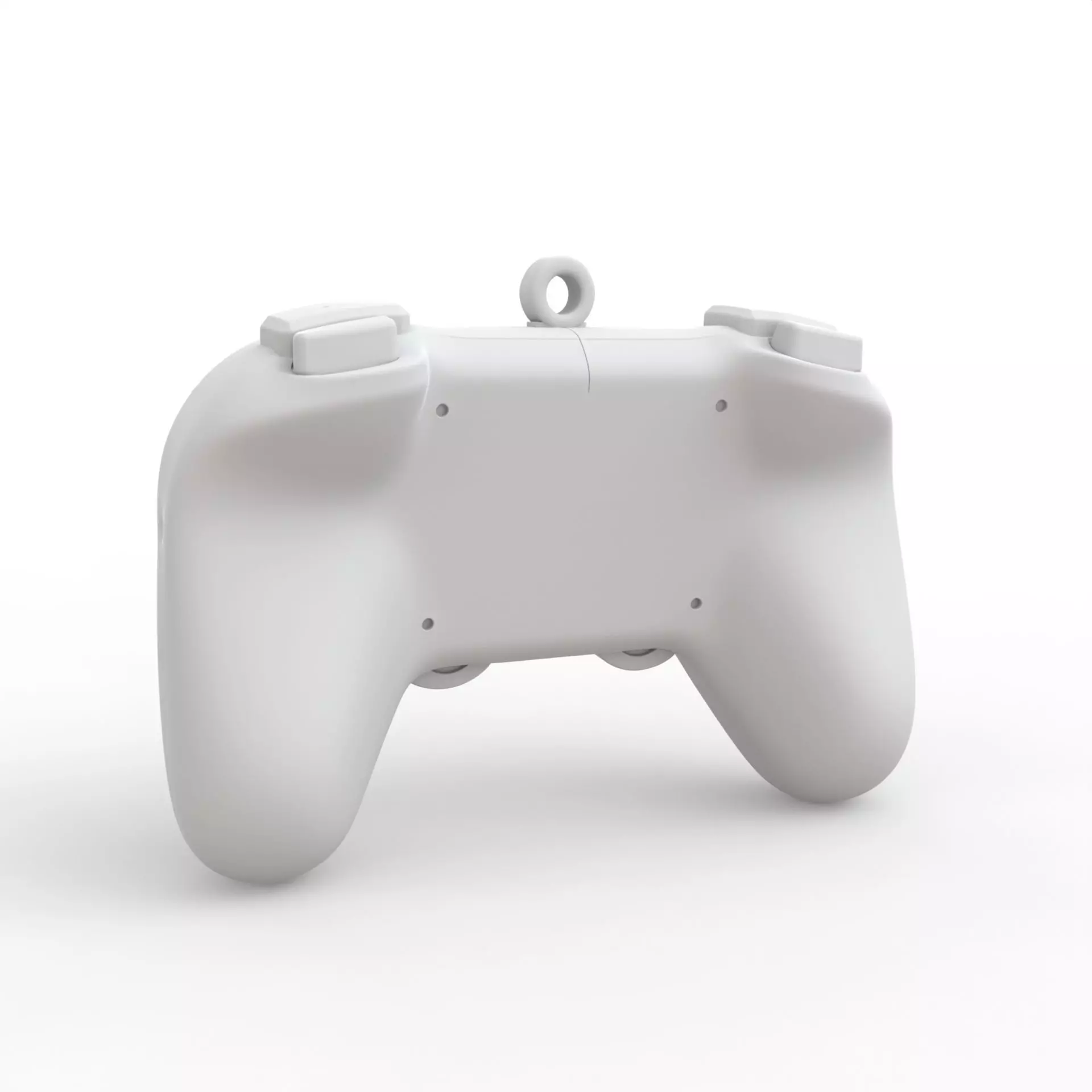 Retro Gaming SNES Controller Replica Keychain - Directional Pad 3D print model_17