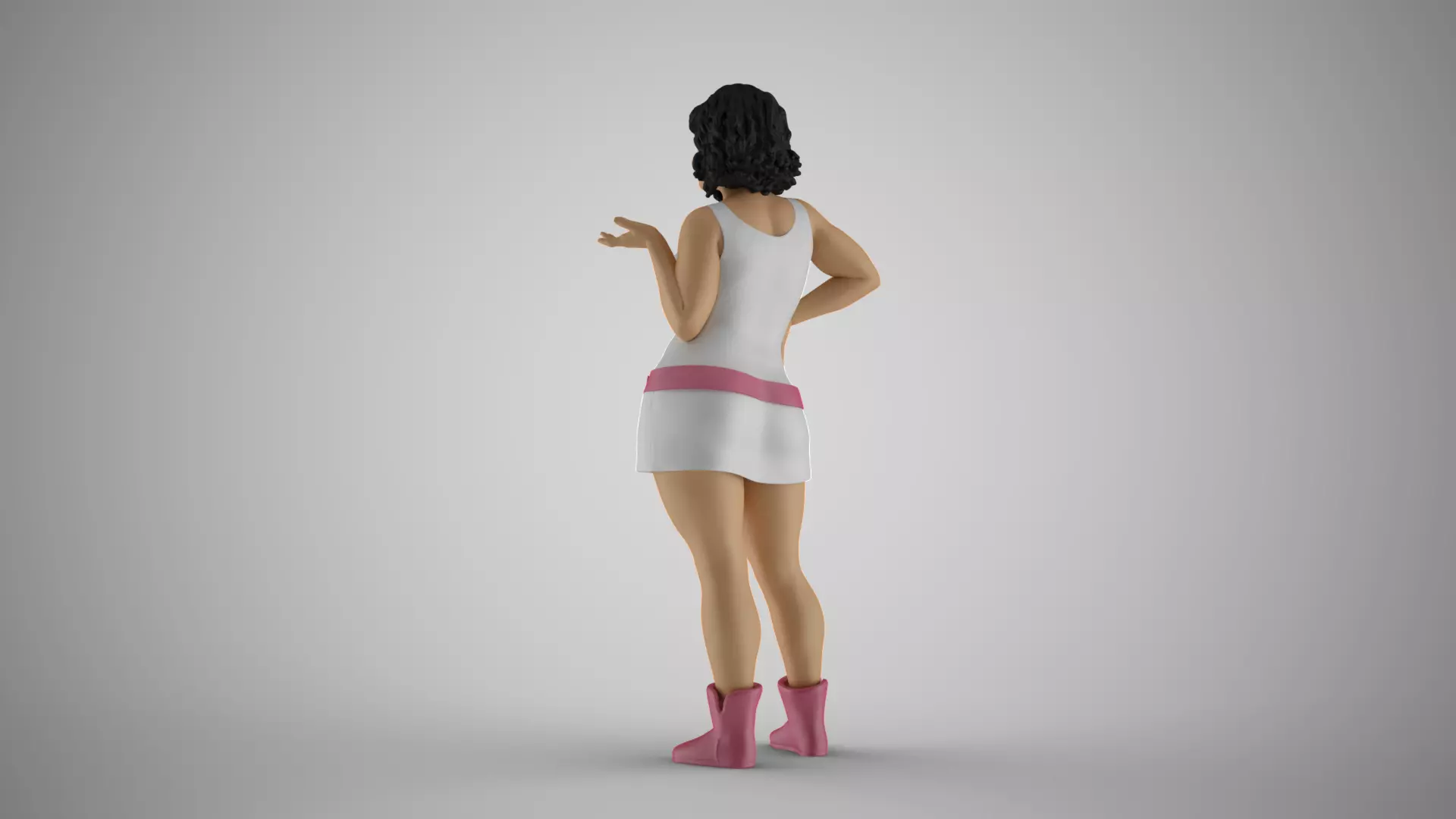 Female Gesture Cipher 3D print model_8