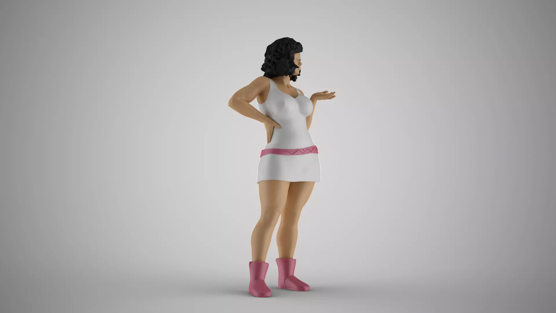 Female Gesture Cipher 3D print model_4