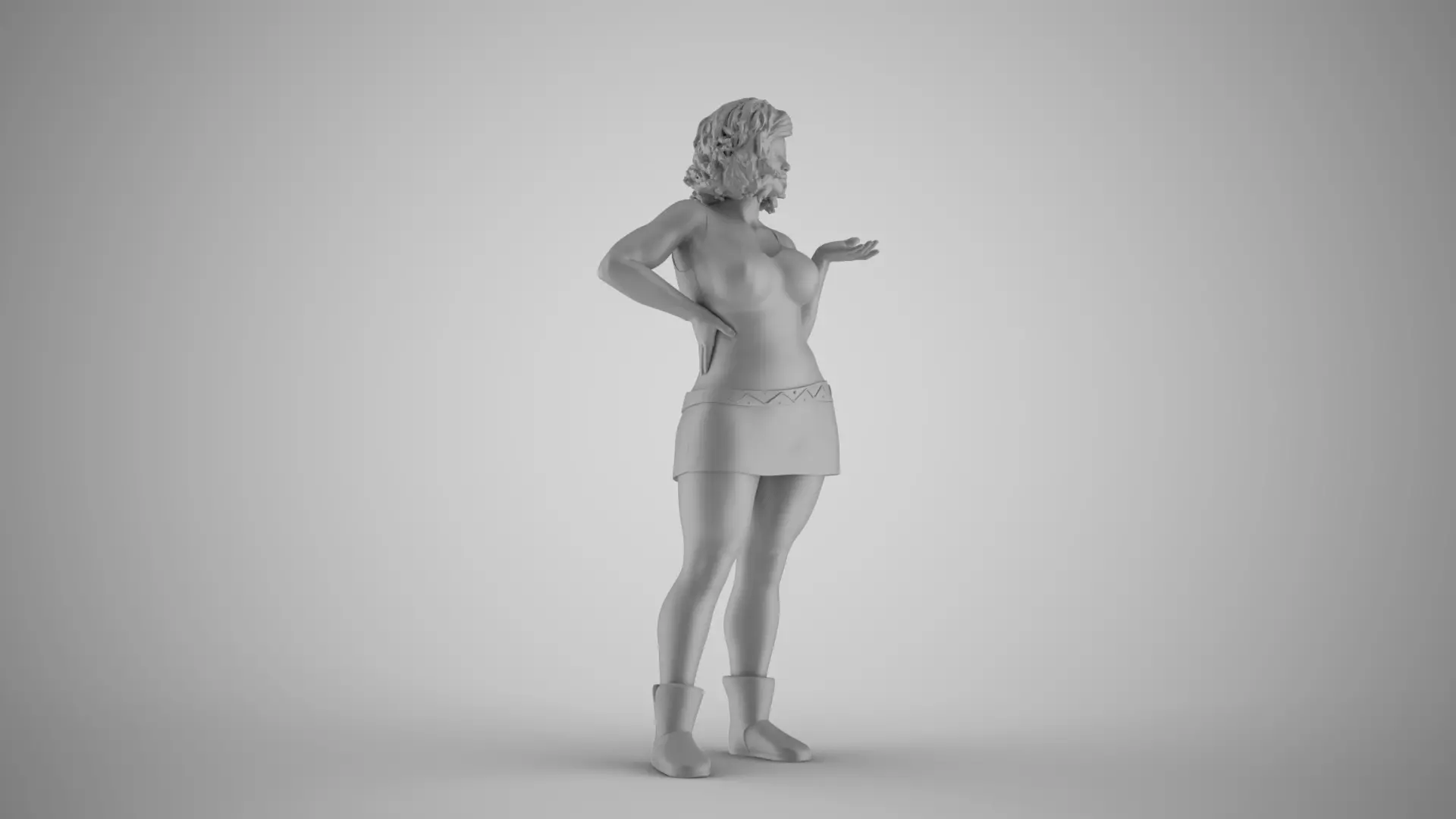Female Gesture Cipher 3D print model_3