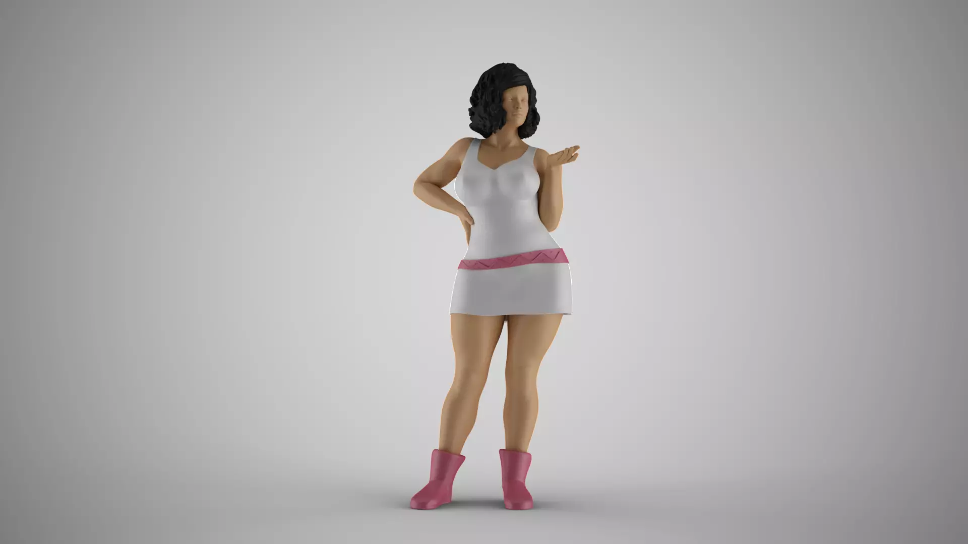 Female Gesture Cipher 3D print model_0