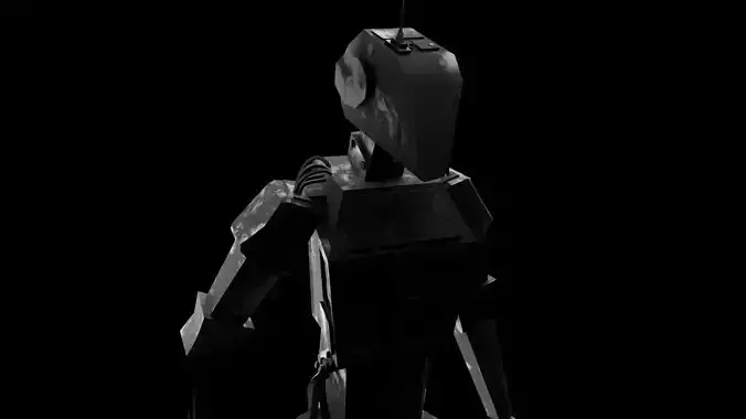 Humanoid Robot -Game Read Low-poly 3D model Humanoid Robot -Game Read Low-poly 3D model