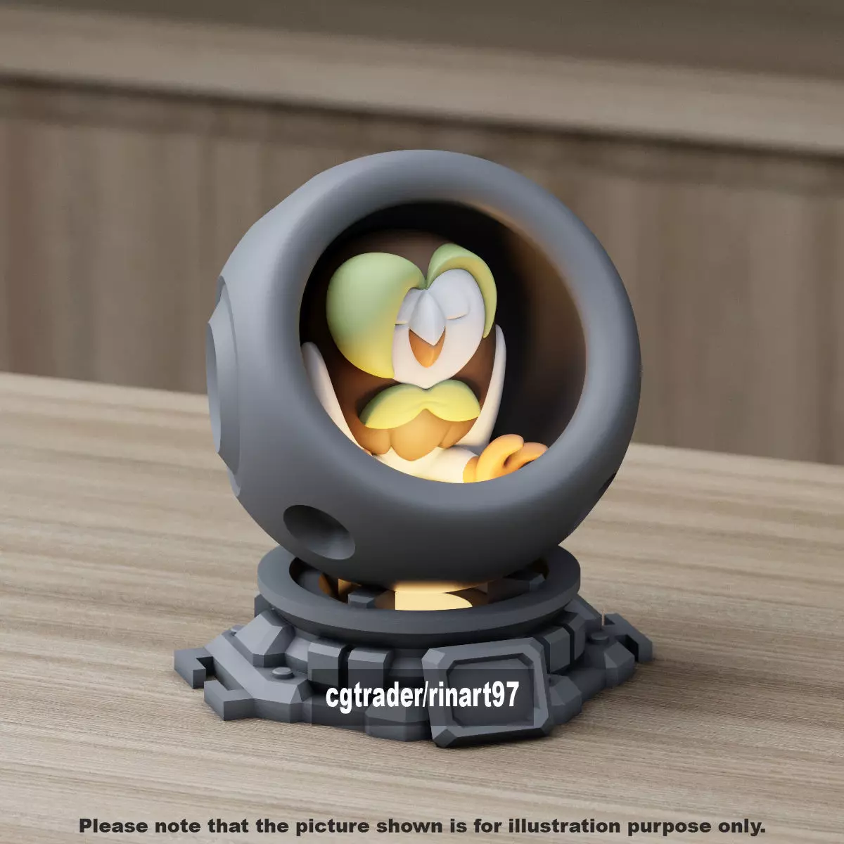 Dartrix healing machine pods 3D print model_10