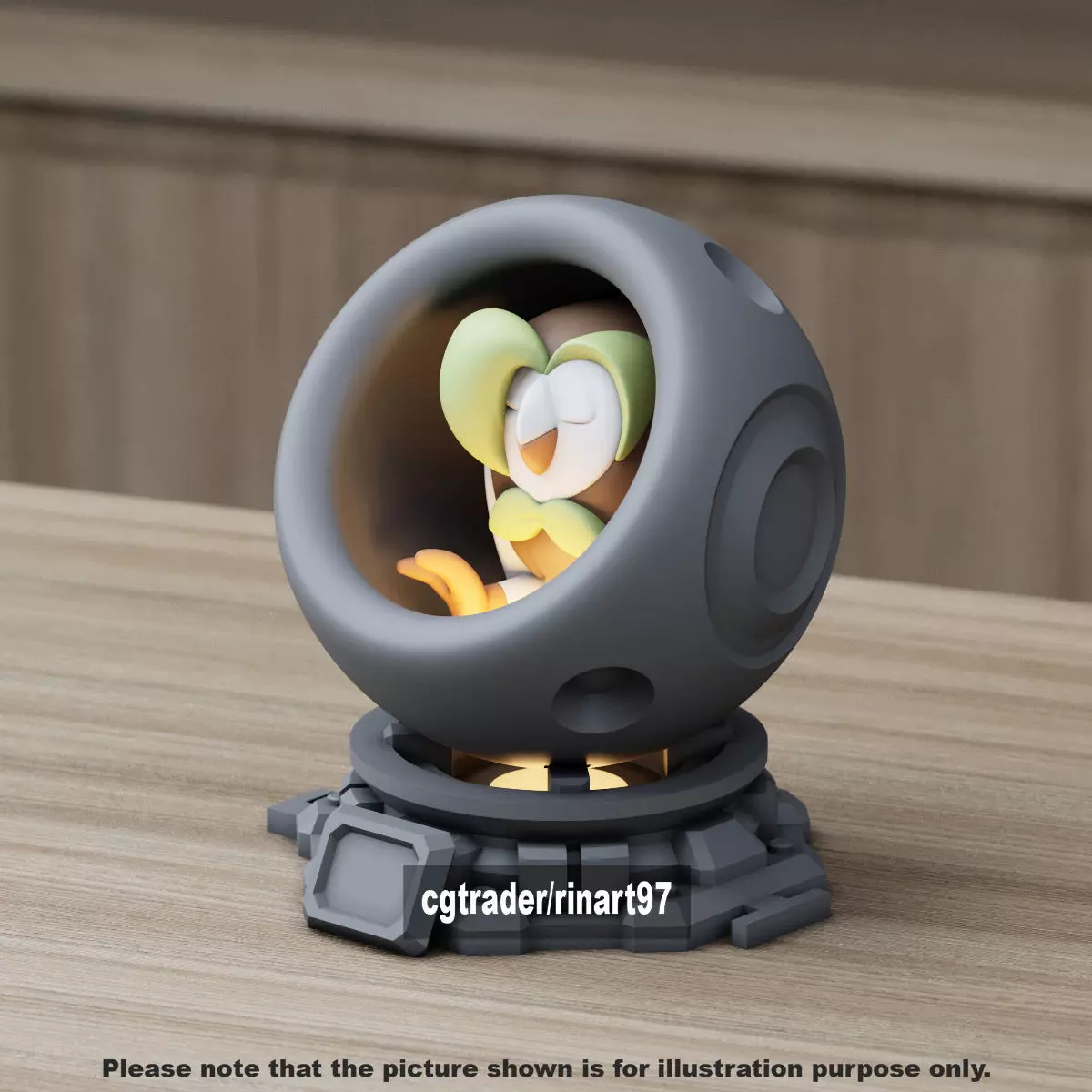 Dartrix healing machine pods 3D print model_1