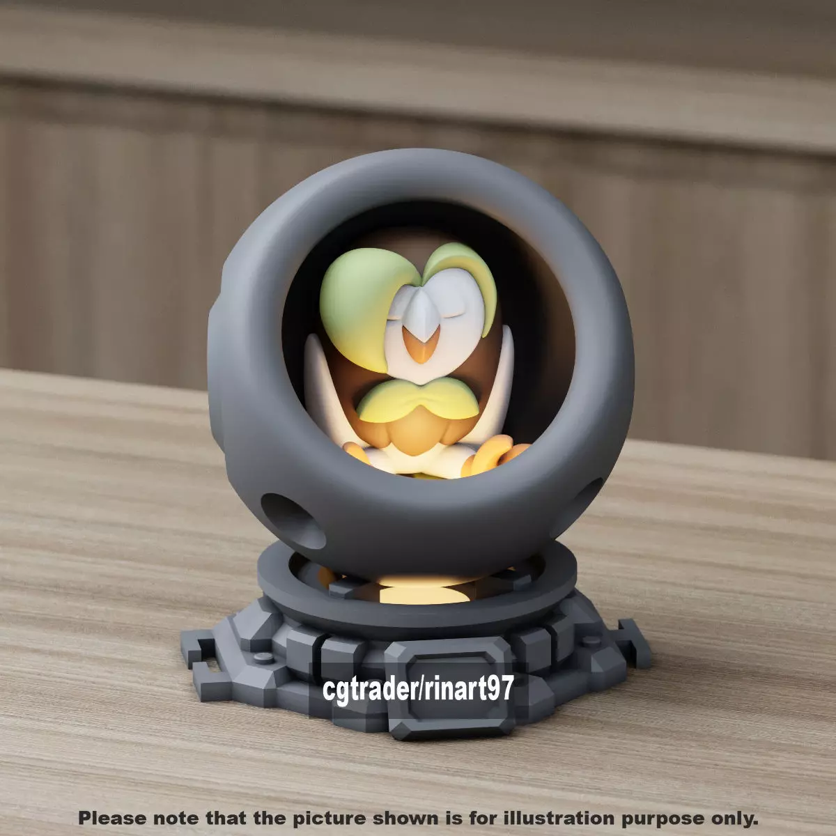 Dartrix healing machine pods 3D print model_9