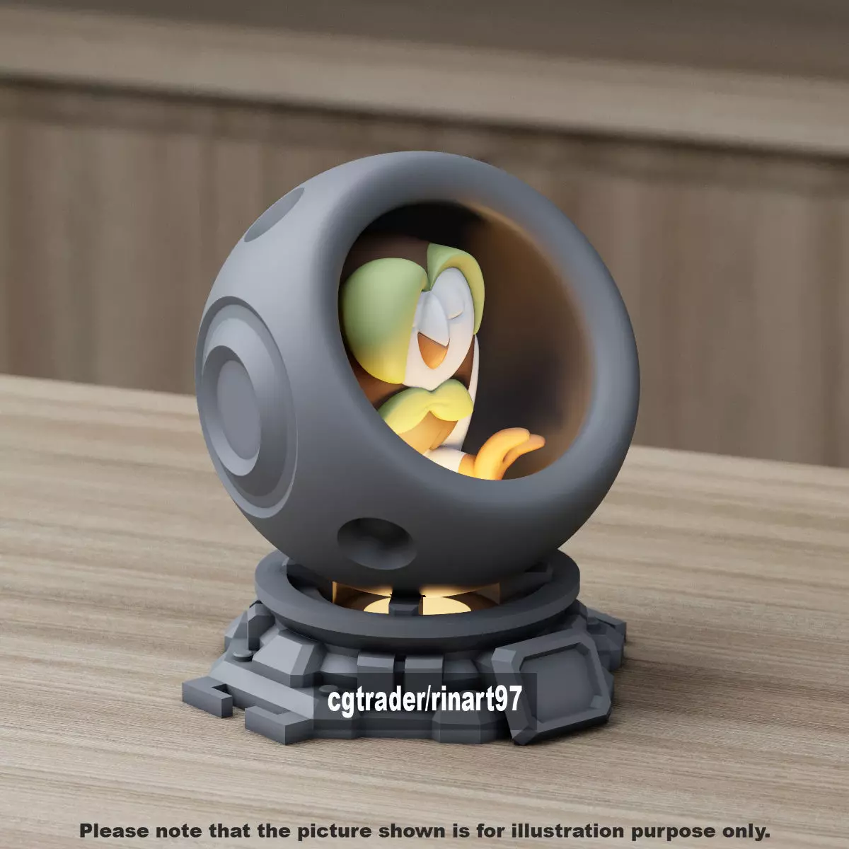 Dartrix healing machine pods 3D print model_12