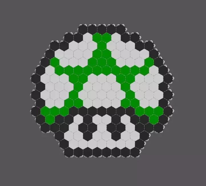 NASA Fabric 1 UP Mushroom Edition 3D print model_0