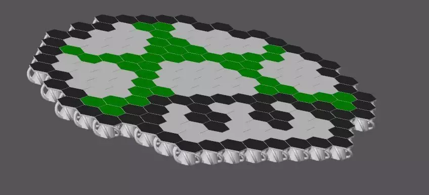 NASA Fabric 1 UP Mushroom Edition 3D print model_1