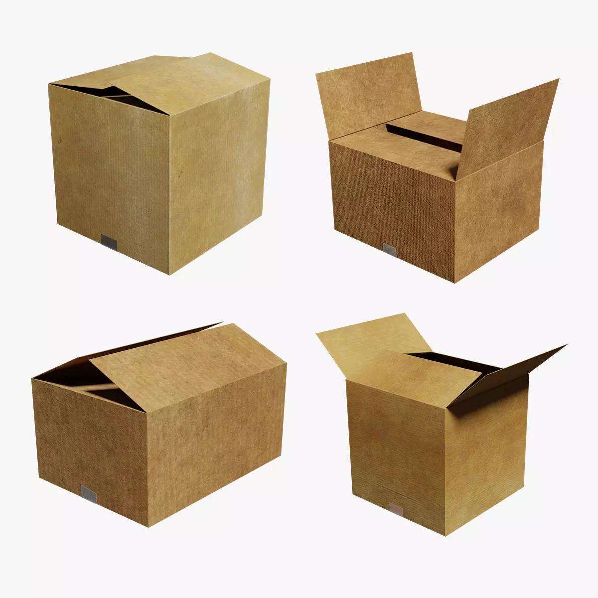 Cardboard Clean Series BoxIC G2 N5-8 3D model_0