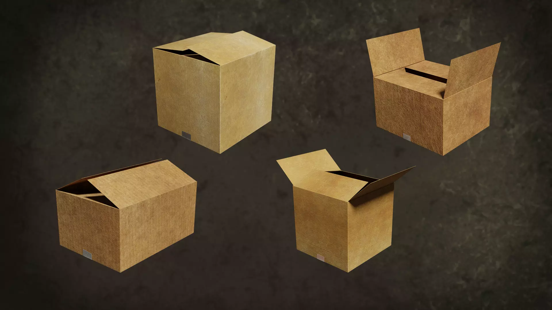 Cardboard Clean Series BoxIC G2 N5-8 3D model_1