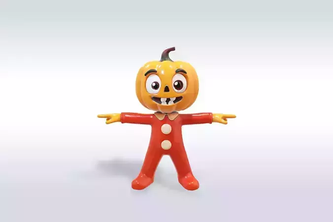 Cheerful Pumpkin Cute Halloween