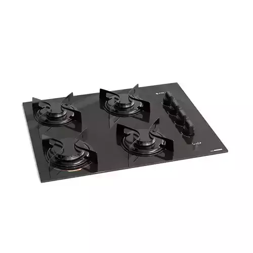 Cooktop Atlas Utop 4 Burners - Realistic Kitchen Gas Hob