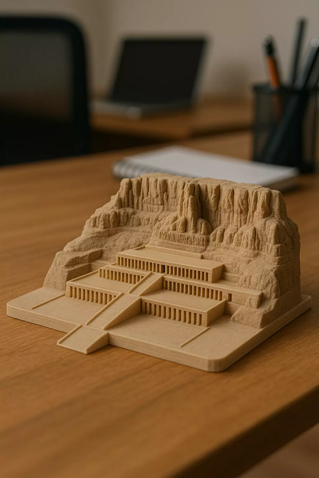 Temple of Hatshepsut in Luxor 3D print model_0