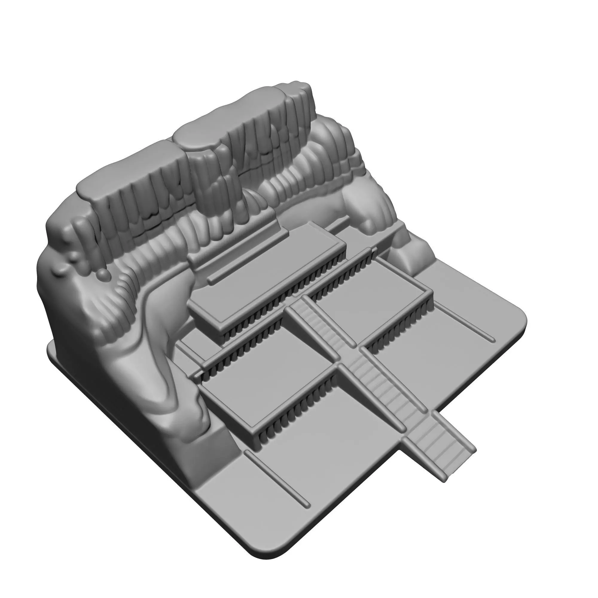 Temple of Hatshepsut in Luxor 3D print model_2