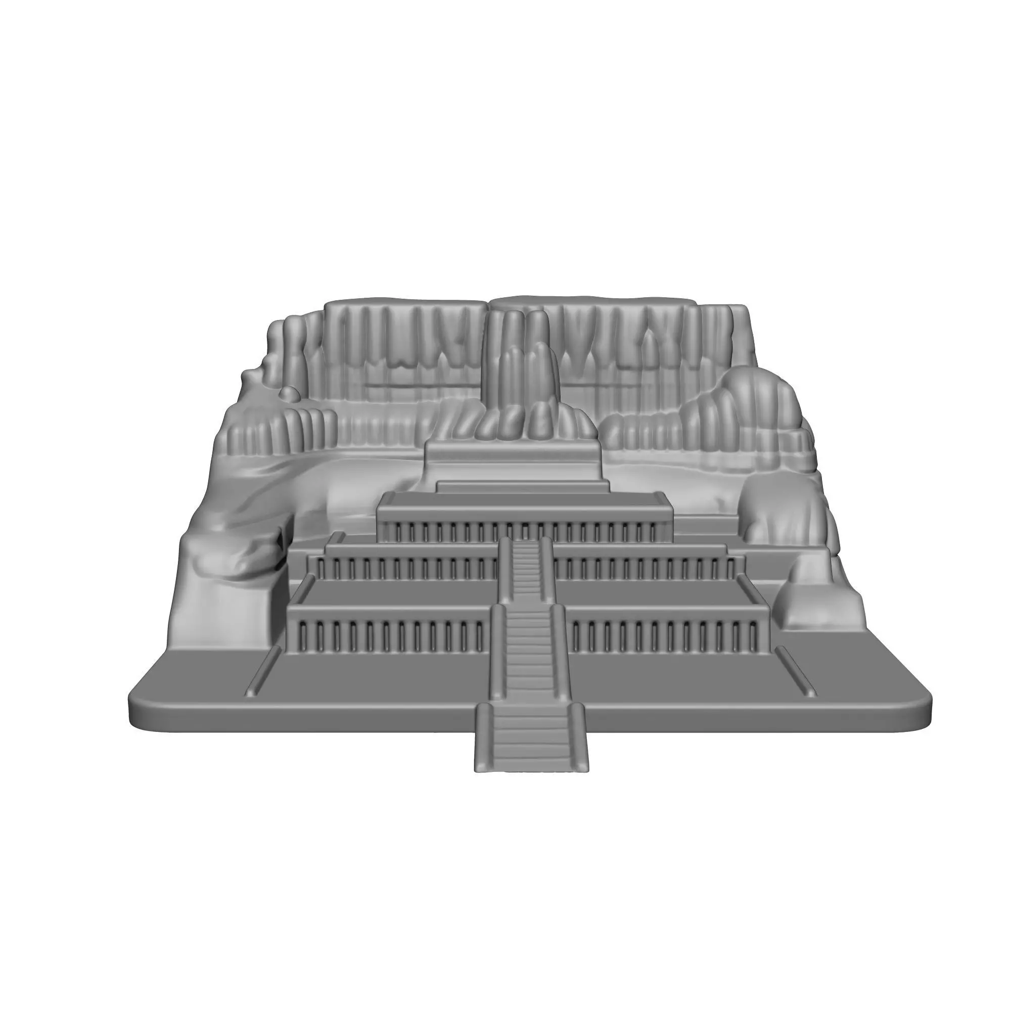 Temple of Hatshepsut in Luxor 3D print model_1