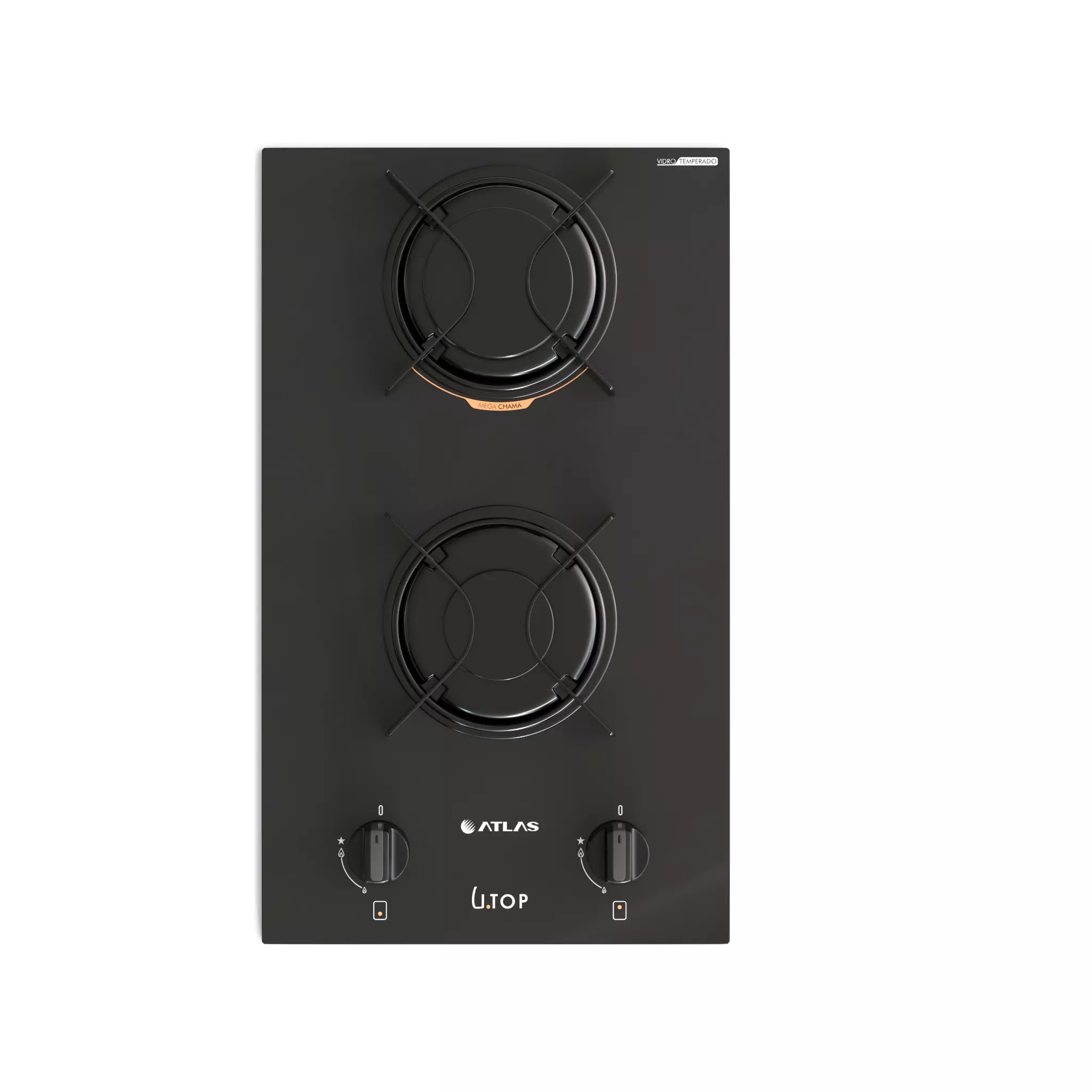 Cooktop Atlas Utop Set 2-4-5 Burners - Gas Hobs Collection 3D model_3