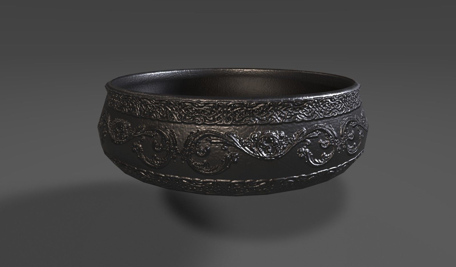 Medieval Table Setting  3D model_1