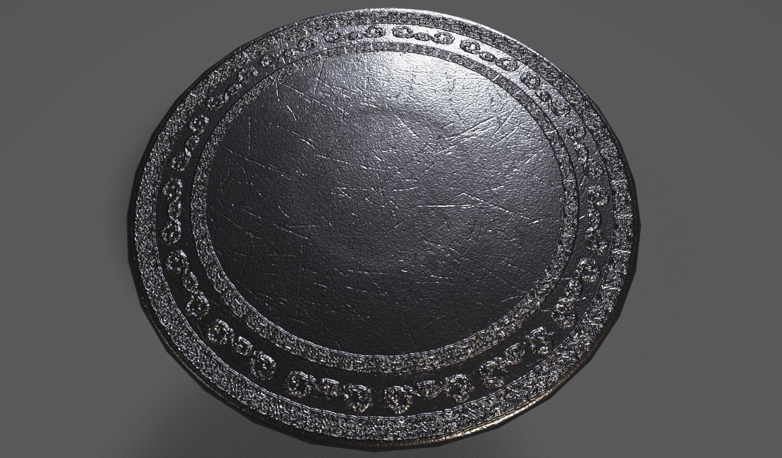 Medieval Table Setting  3D model_2