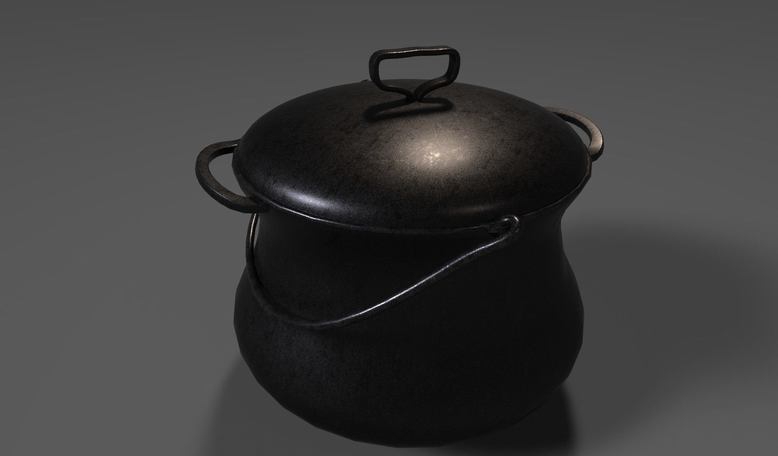 Medieval Table Setting  3D model_7