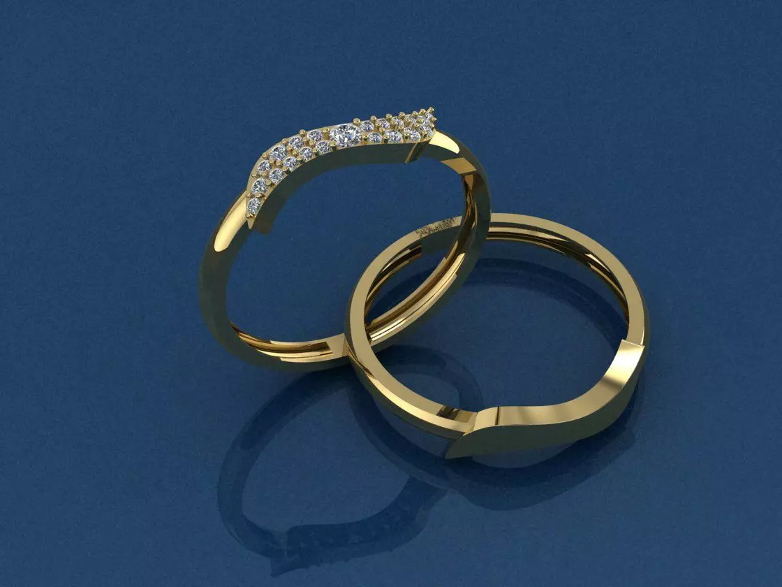 rings 3D print model_0