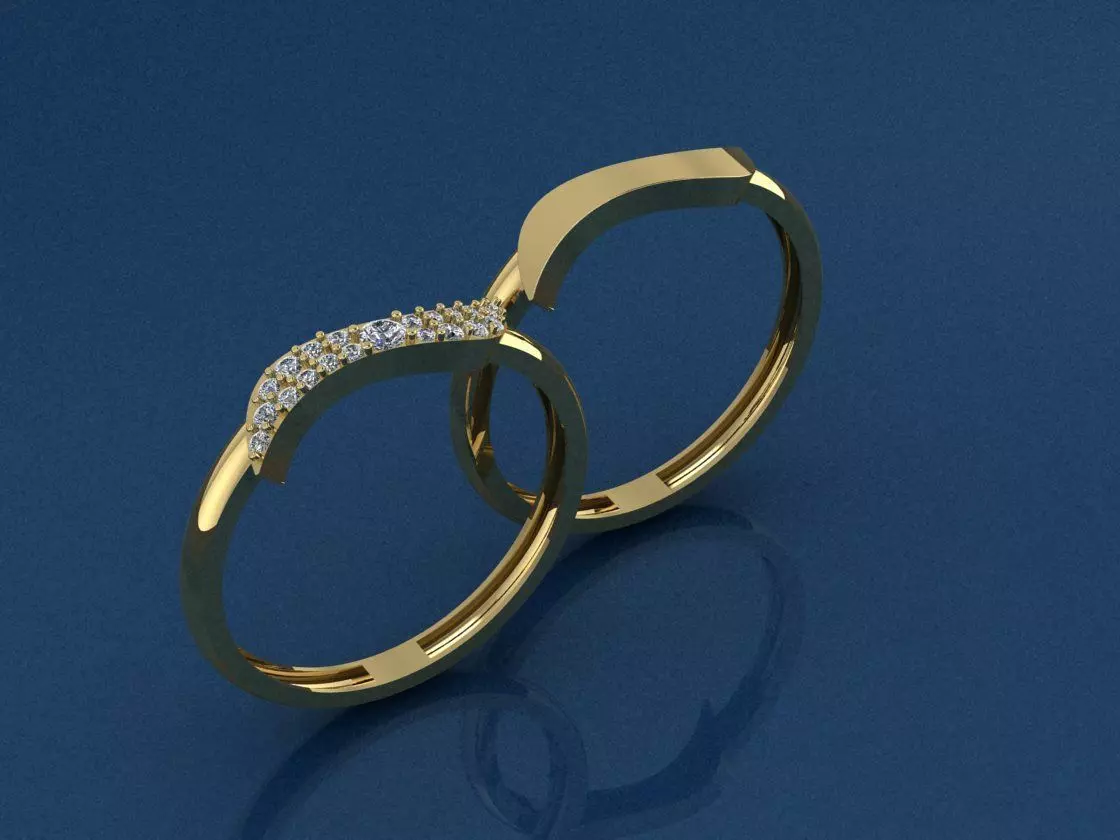 rings 3D print model_1