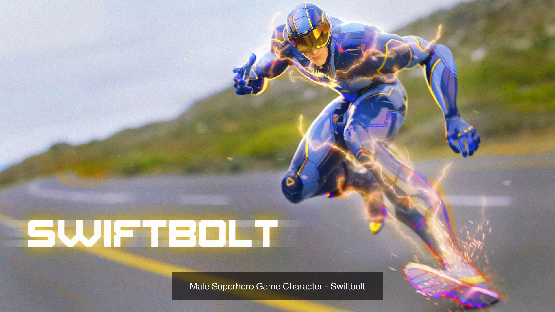 SUPERHERO GAME CHARACTERS - BUNDLE EDITION 3D Model Collection_4