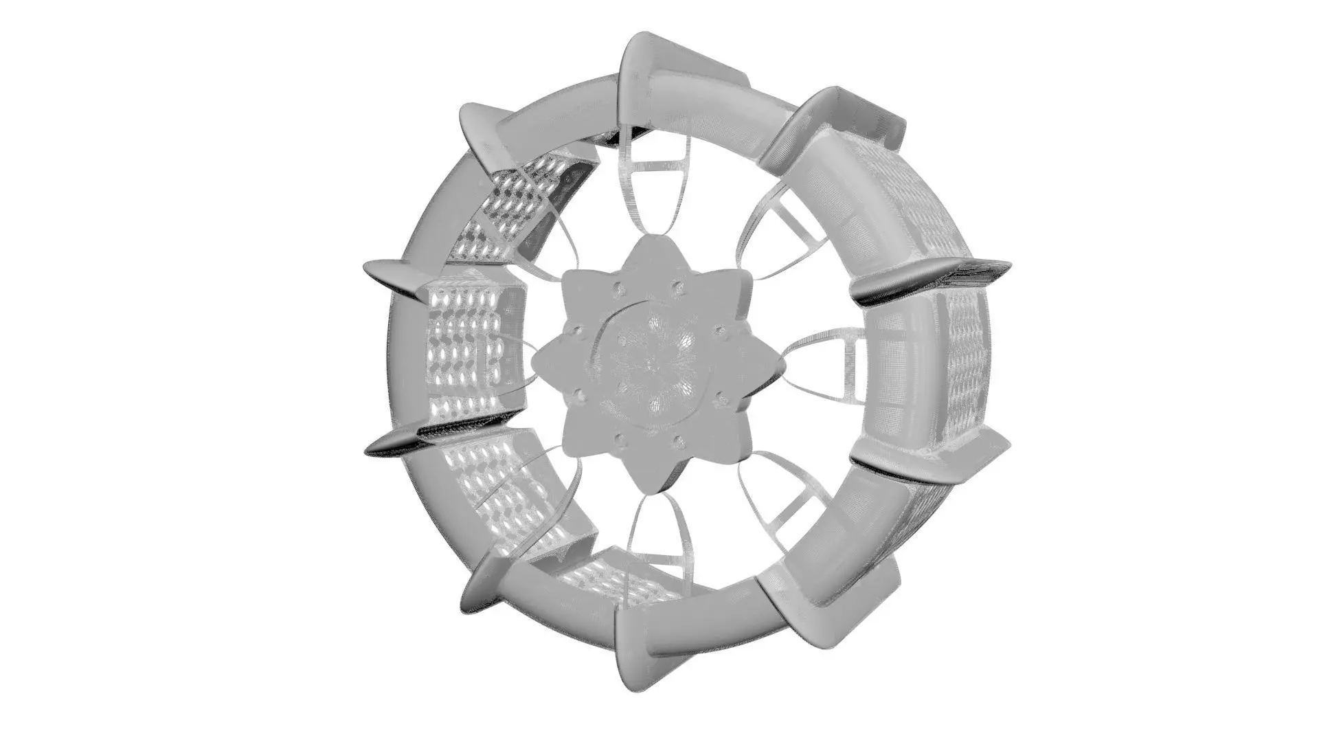 Moon Robot Tire 3D model_21