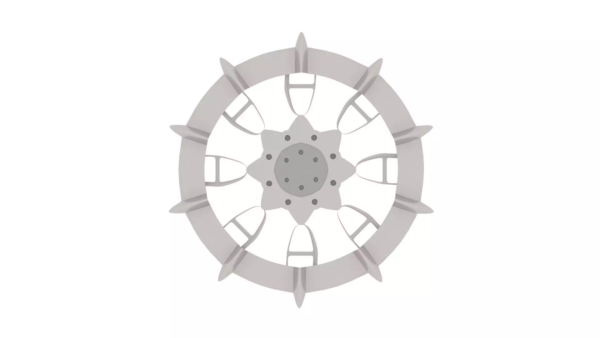 Moon Robot Tire 3D model_15