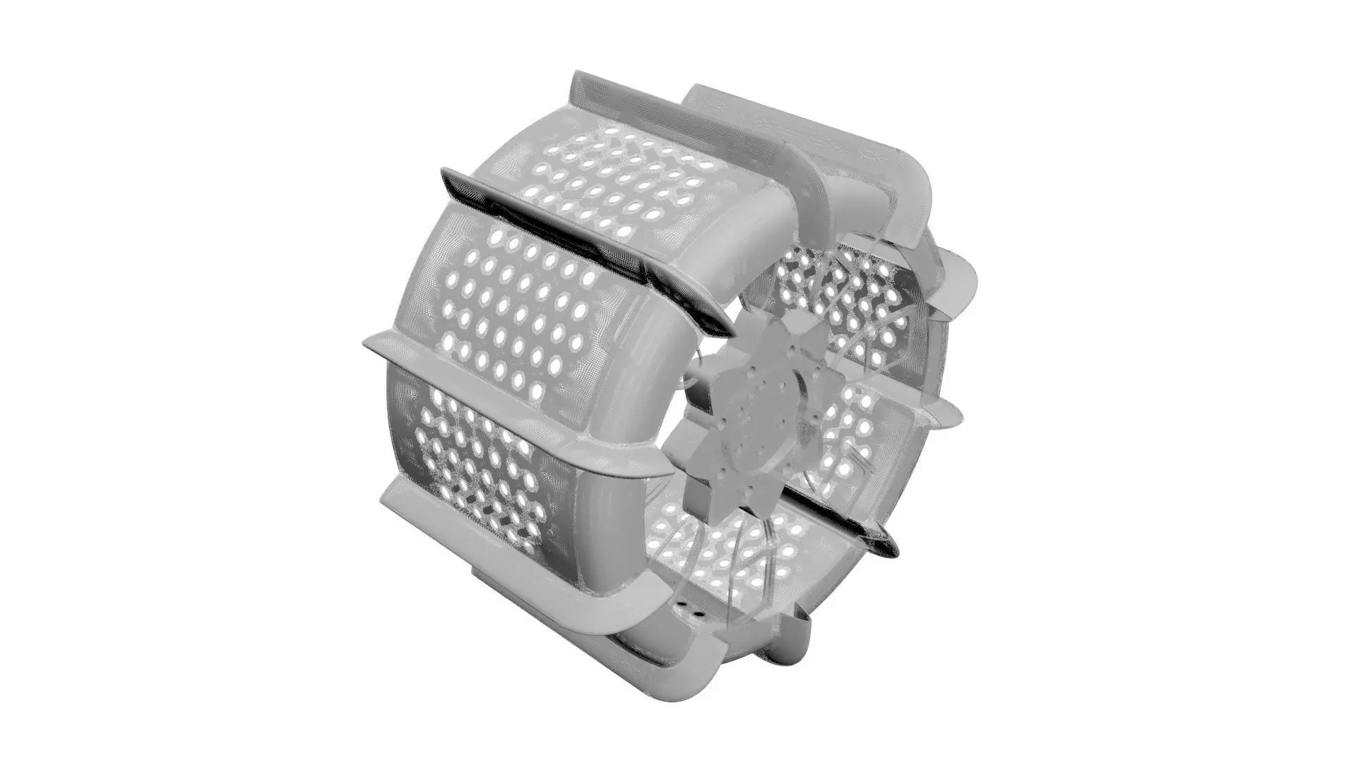 Moon Robot Tire 3D model_20