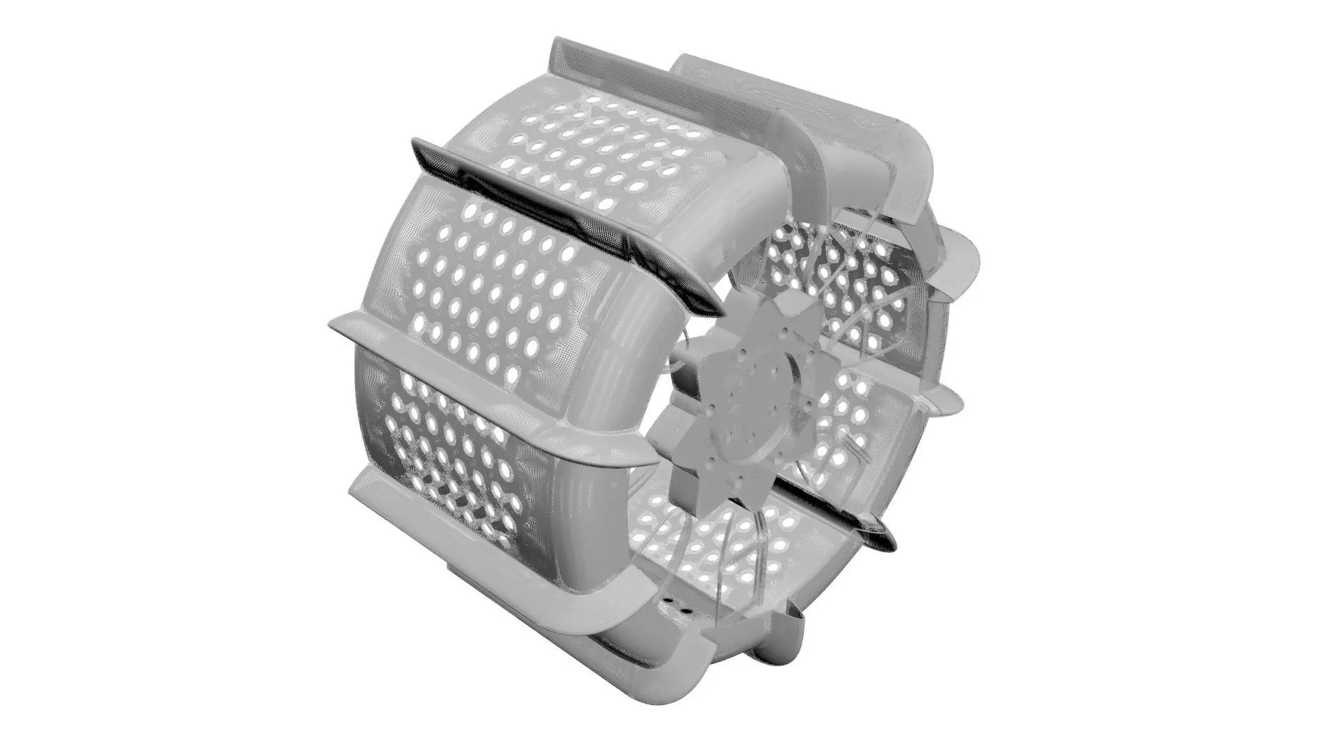 Moon Robot Tire 3D model_25