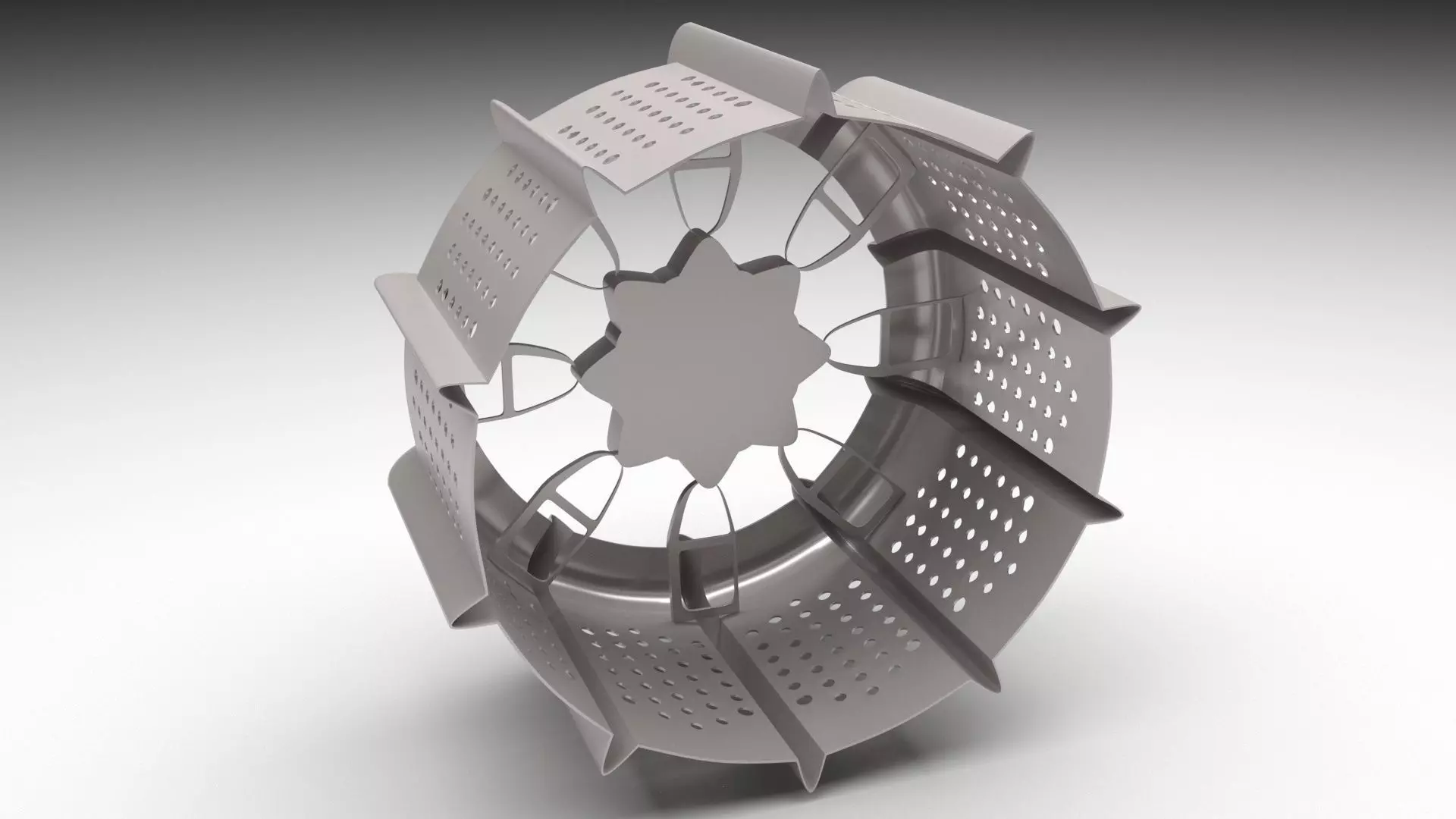 Moon Robot Tire 3D model_4