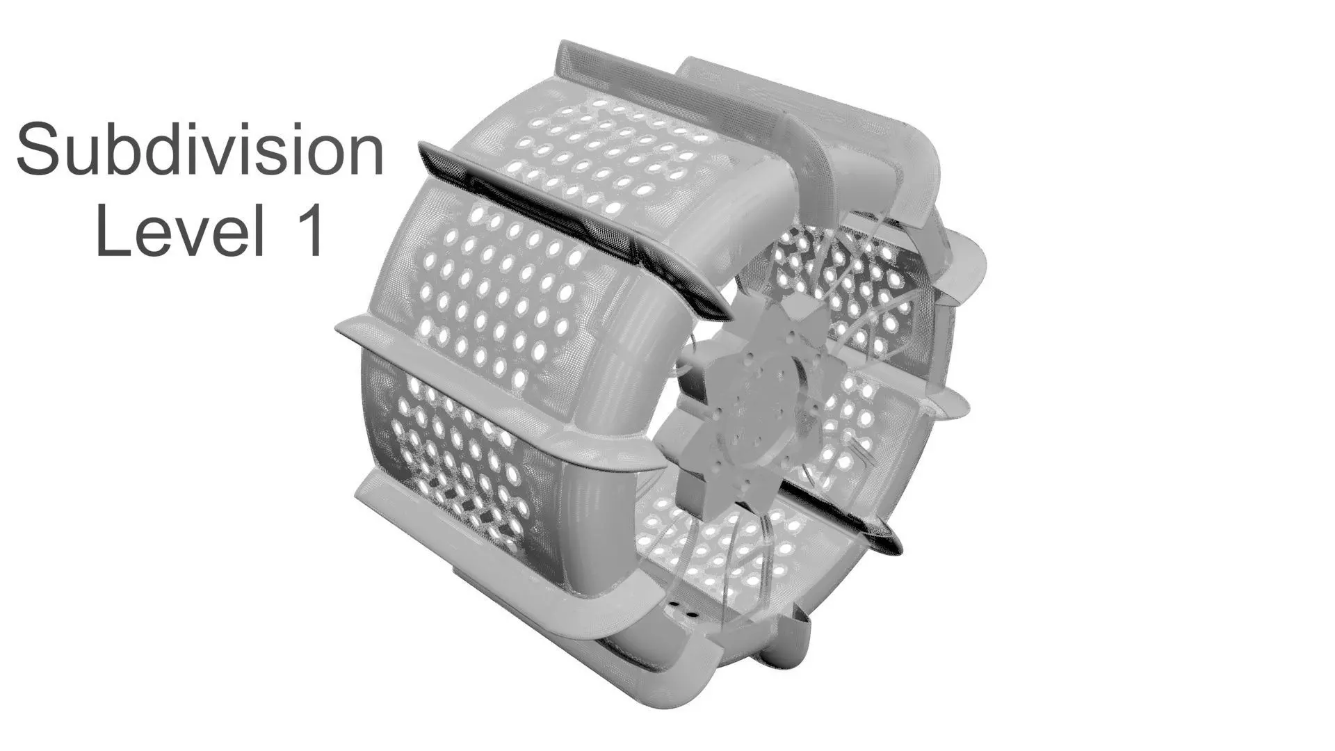 Moon Robot Tire 3D model_32