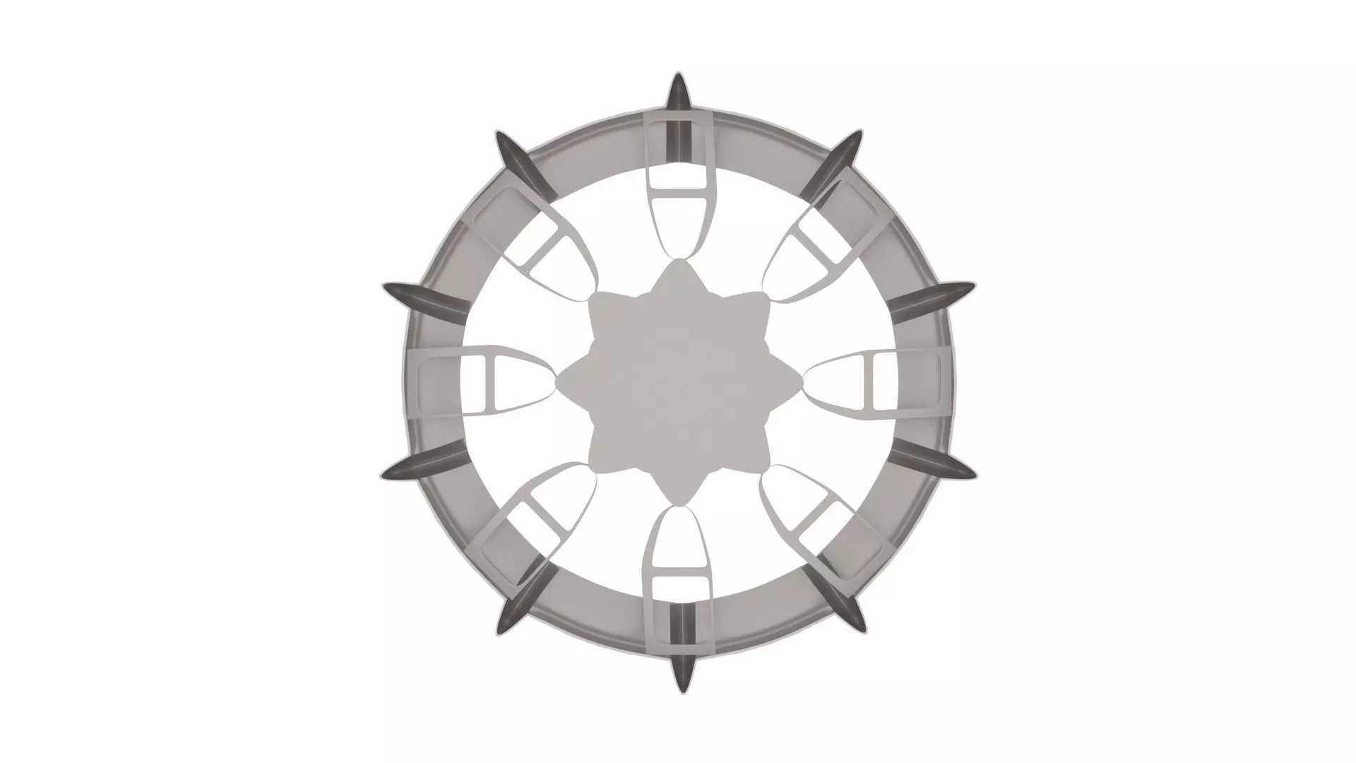 Moon Robot Tire 3D model_18