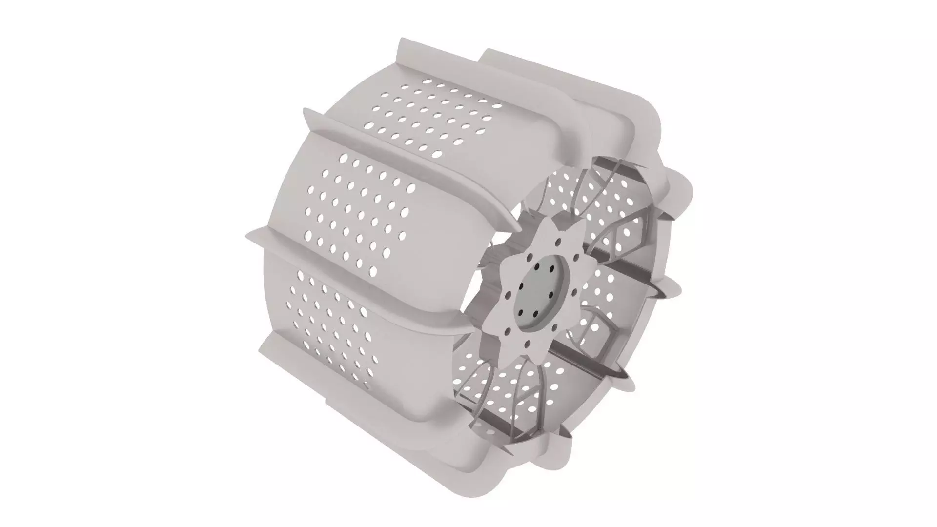 Moon Robot Tire 3D model_13