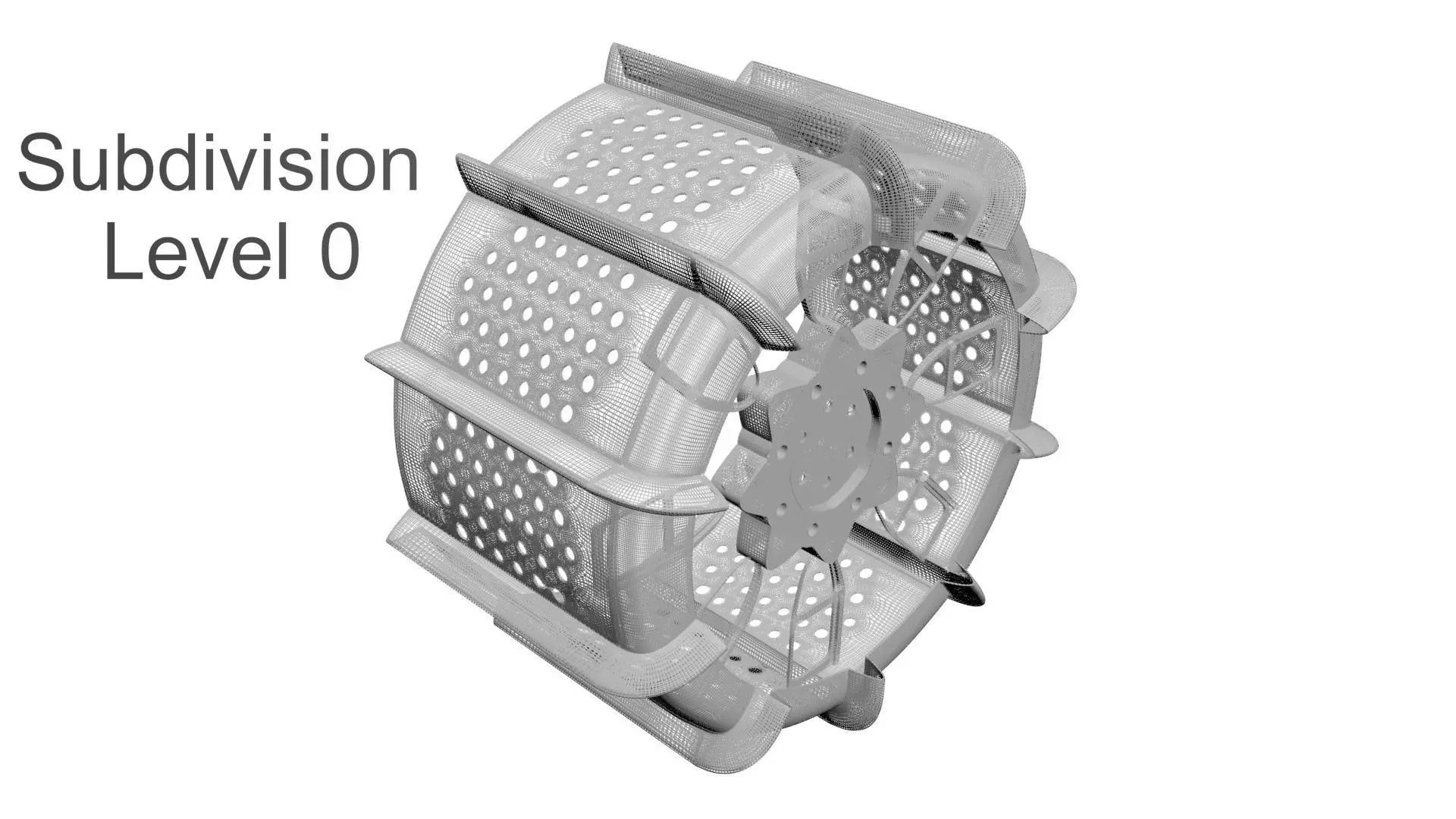 Moon Robot Tire 3D model_33