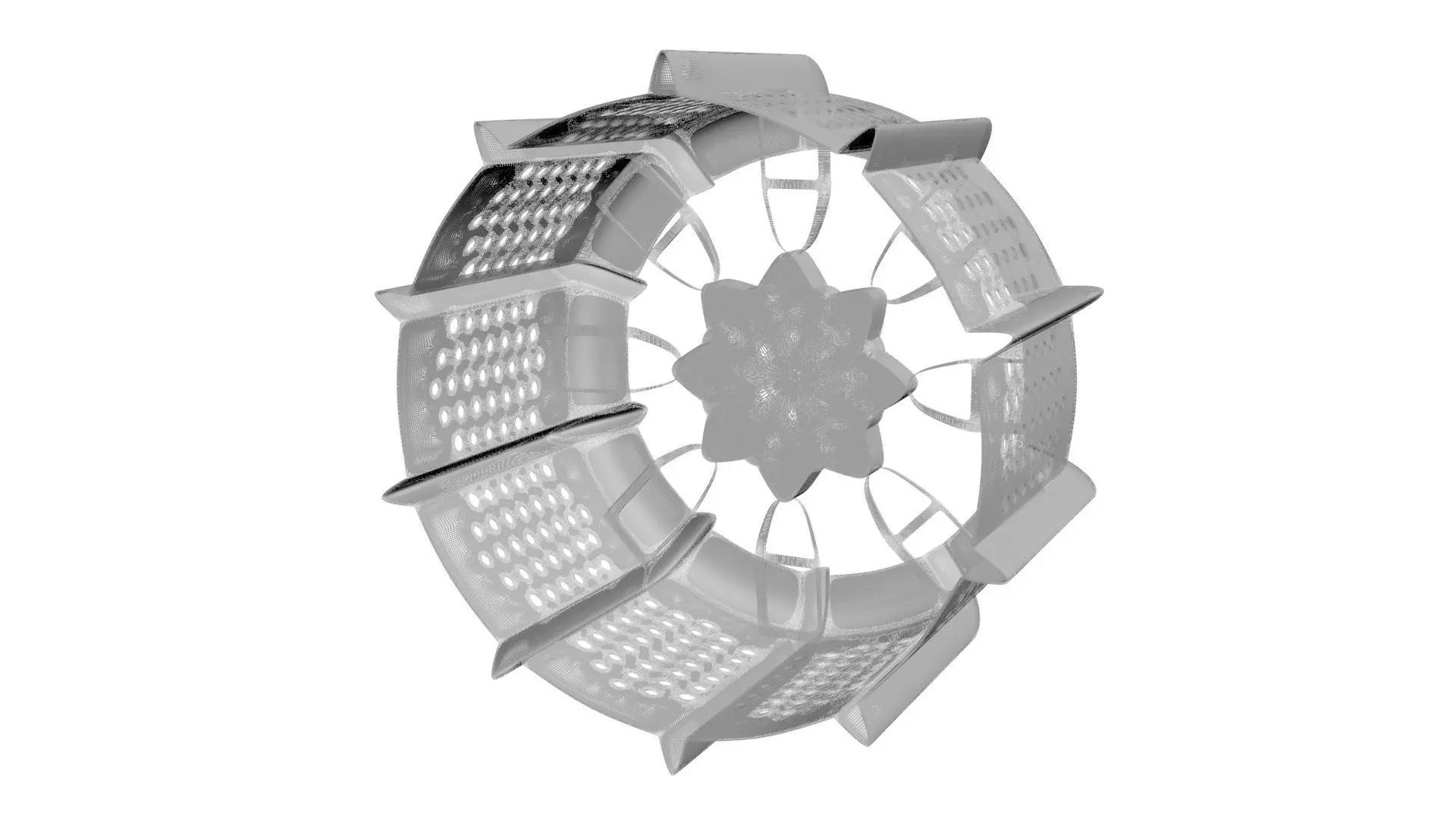 Moon Robot Tire 3D model_23