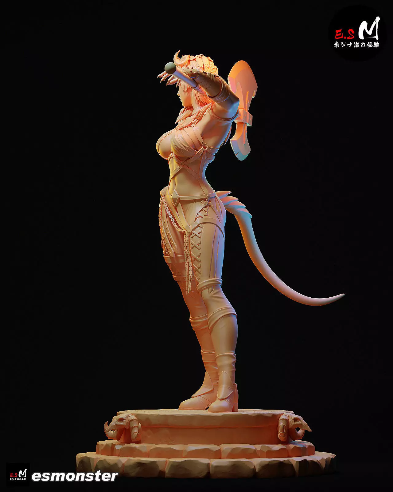 Karlach character by ES Monster 3D print model_37