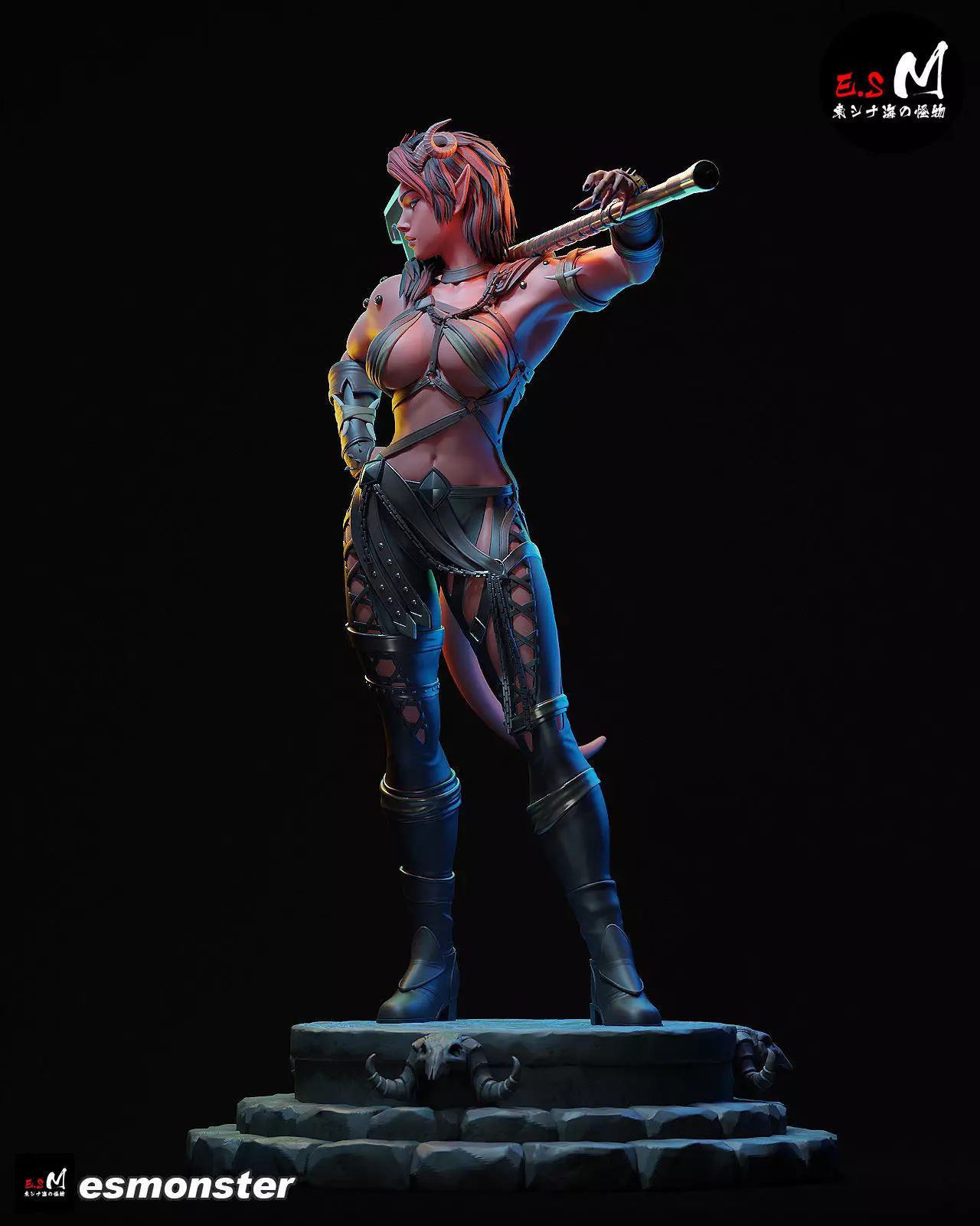 Karlach character by ES Monster 3D print model_15