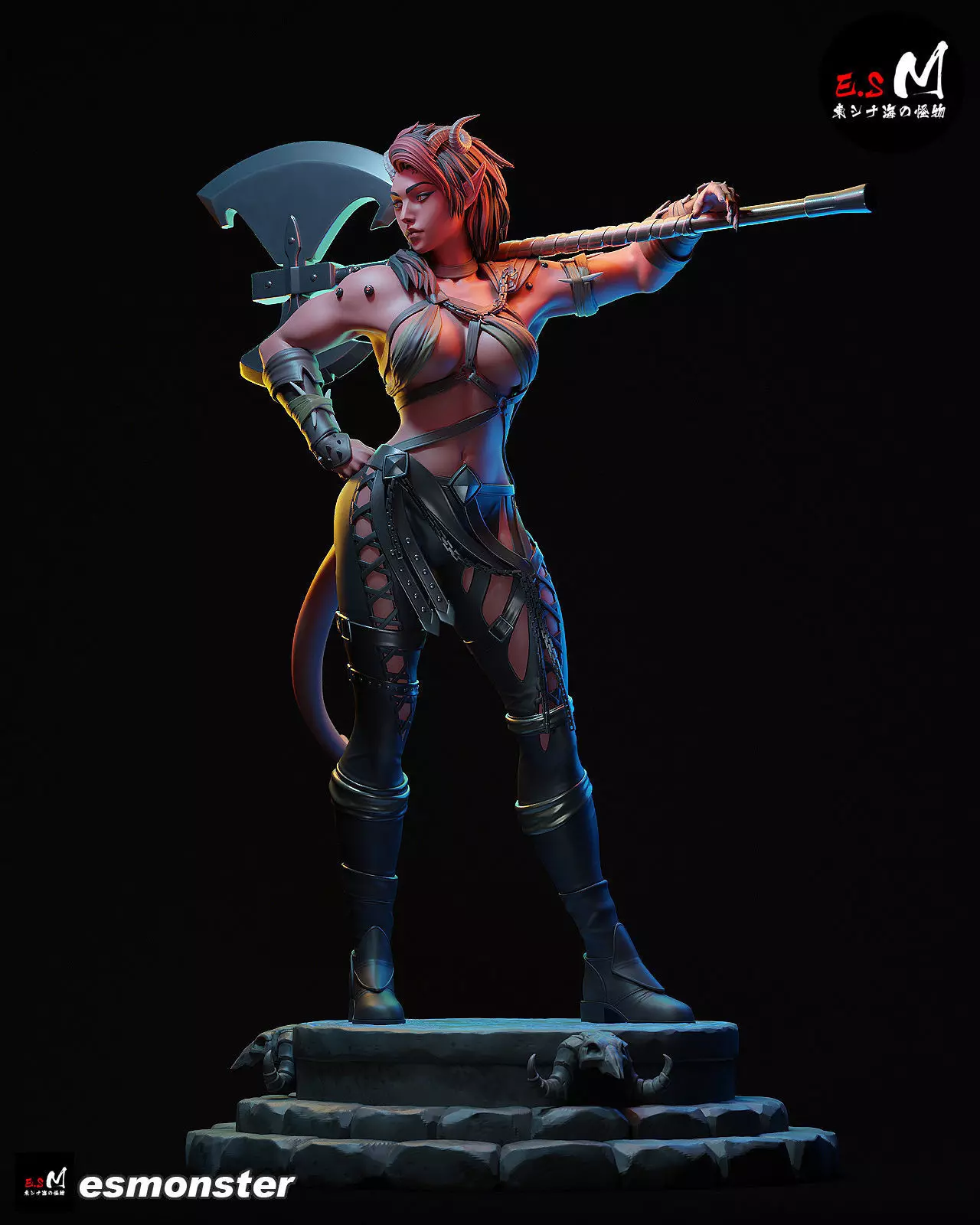 Karlach character by ES Monster 3D print model_7