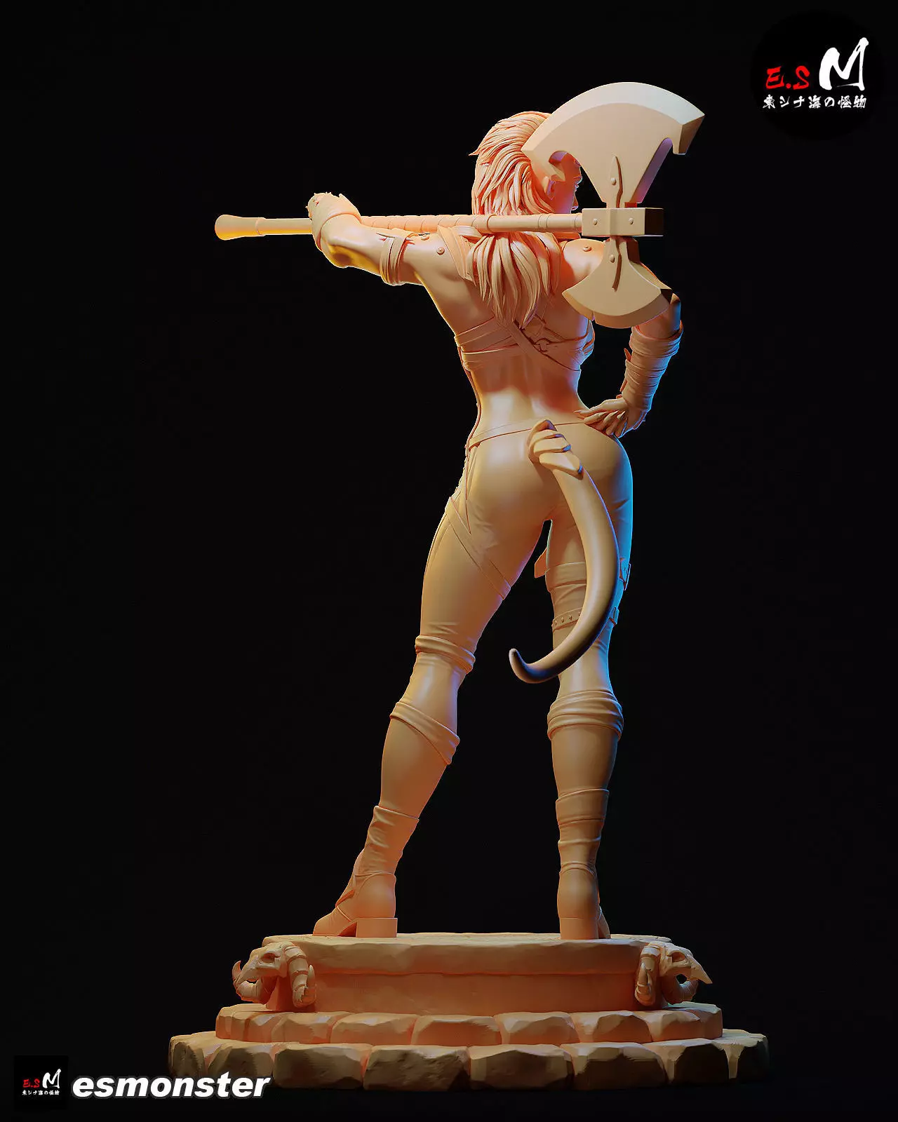 Karlach character by ES Monster 3D print model_34