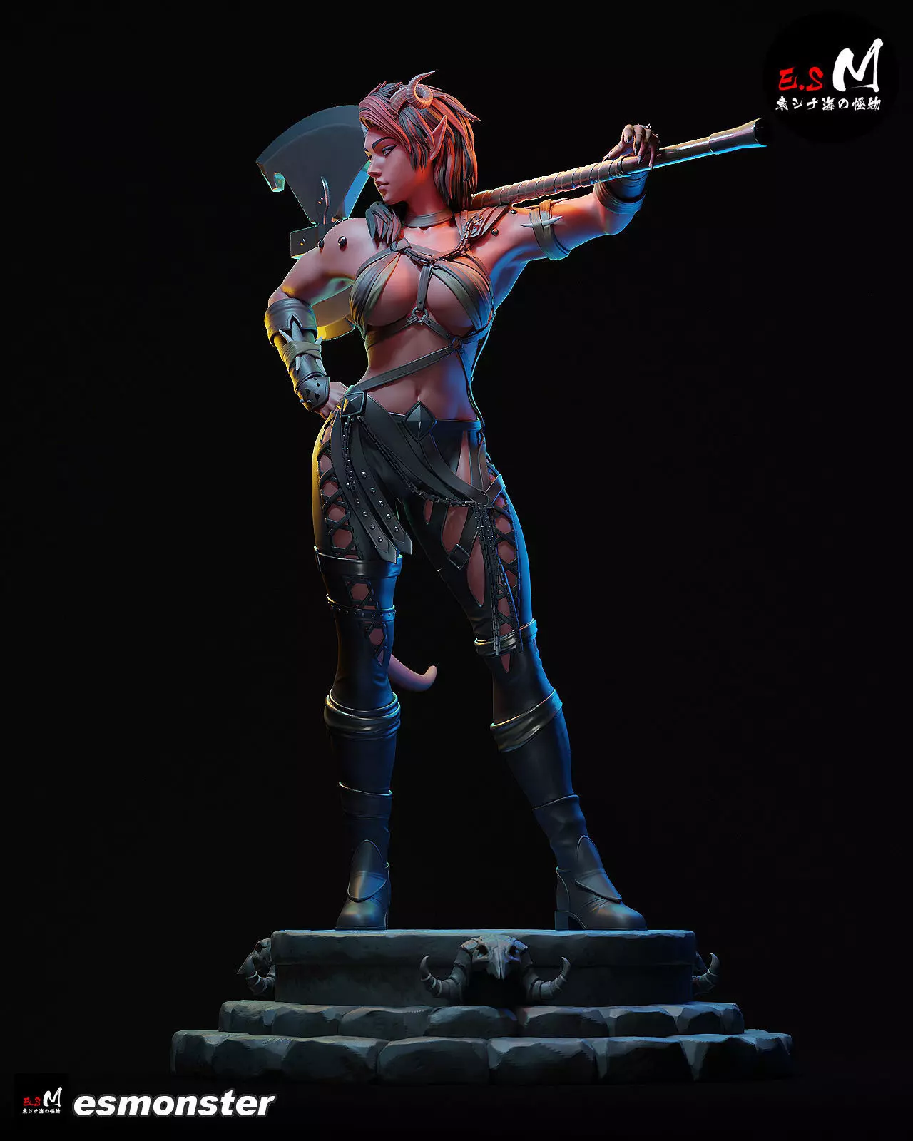 Karlach character by ES Monster 3D print model_20