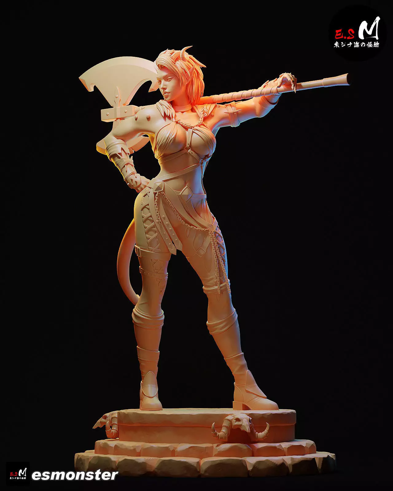 Karlach character by ES Monster 3D print model_30