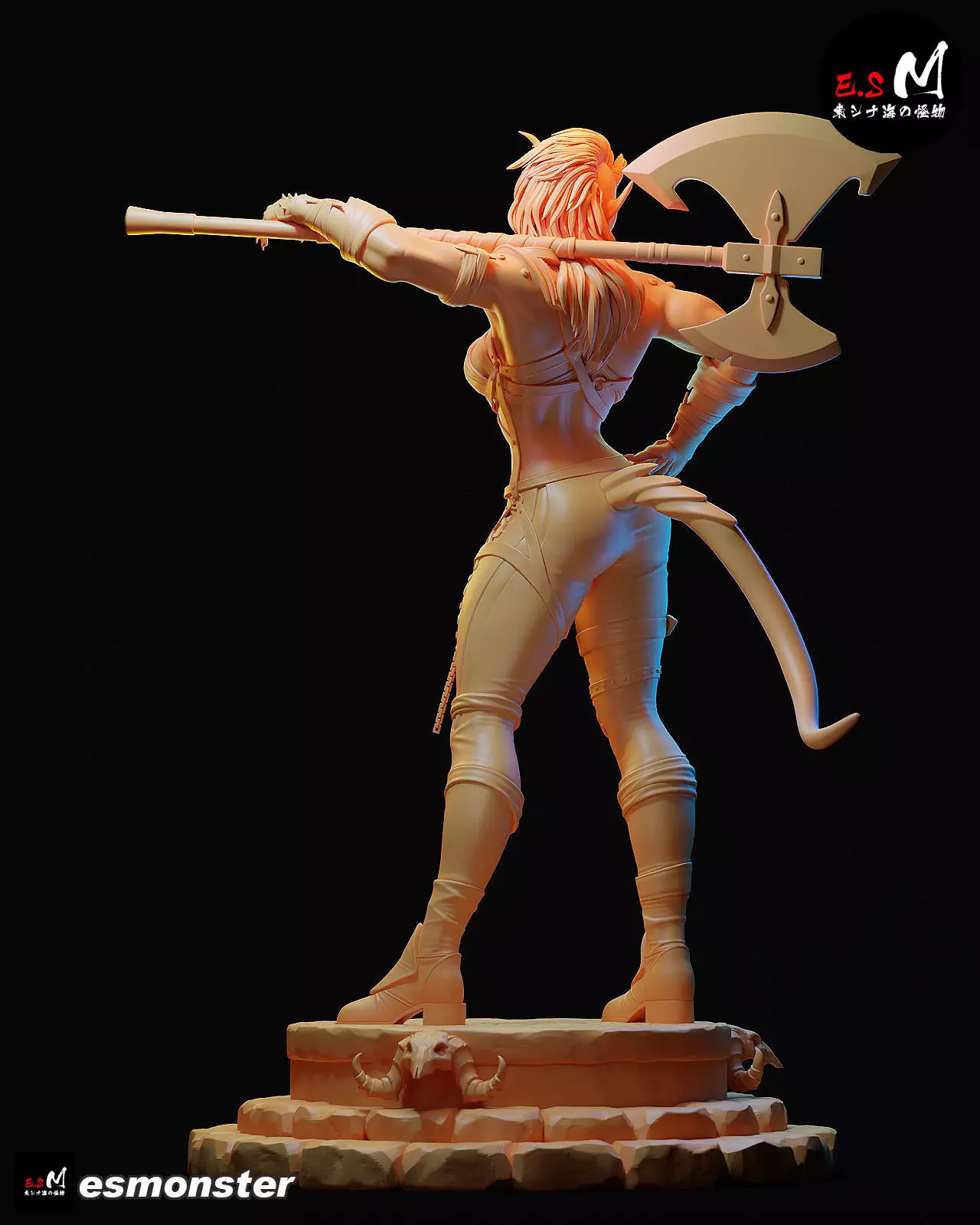 Karlach character by ES Monster 3D print model_35