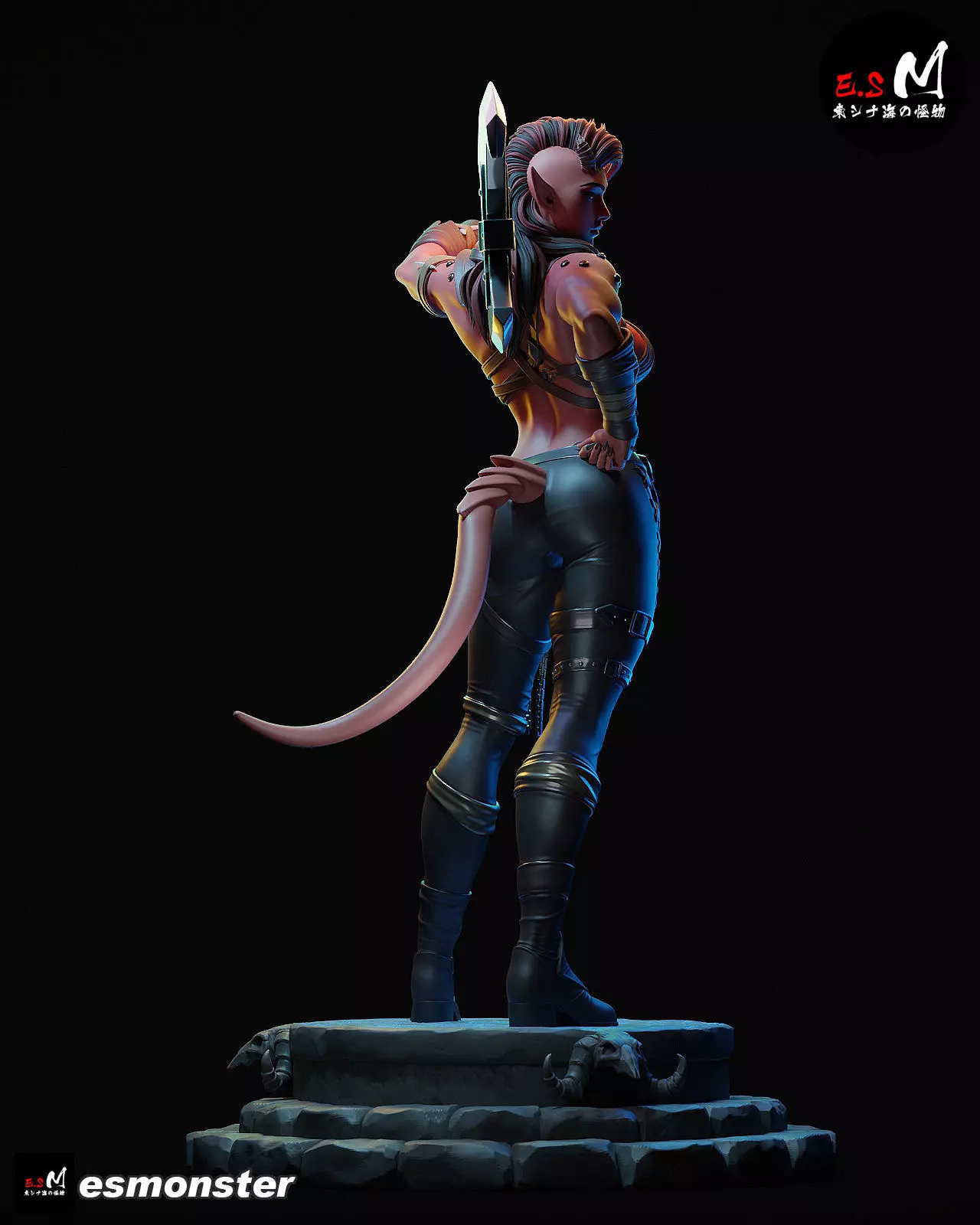 Karlach character by ES Monster 3D print model_10