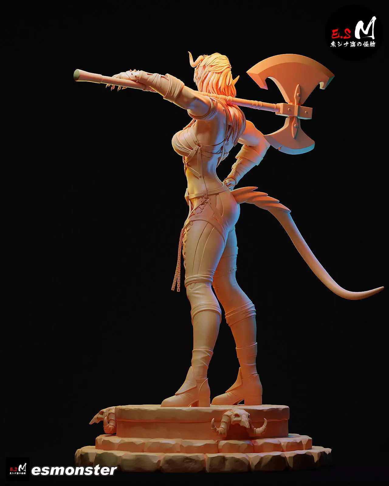 Karlach character by ES Monster 3D print model_36