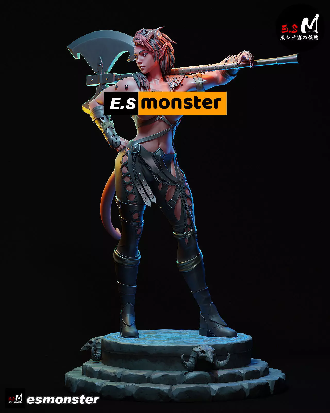 Karlach character by ES Monster 3D print model_21