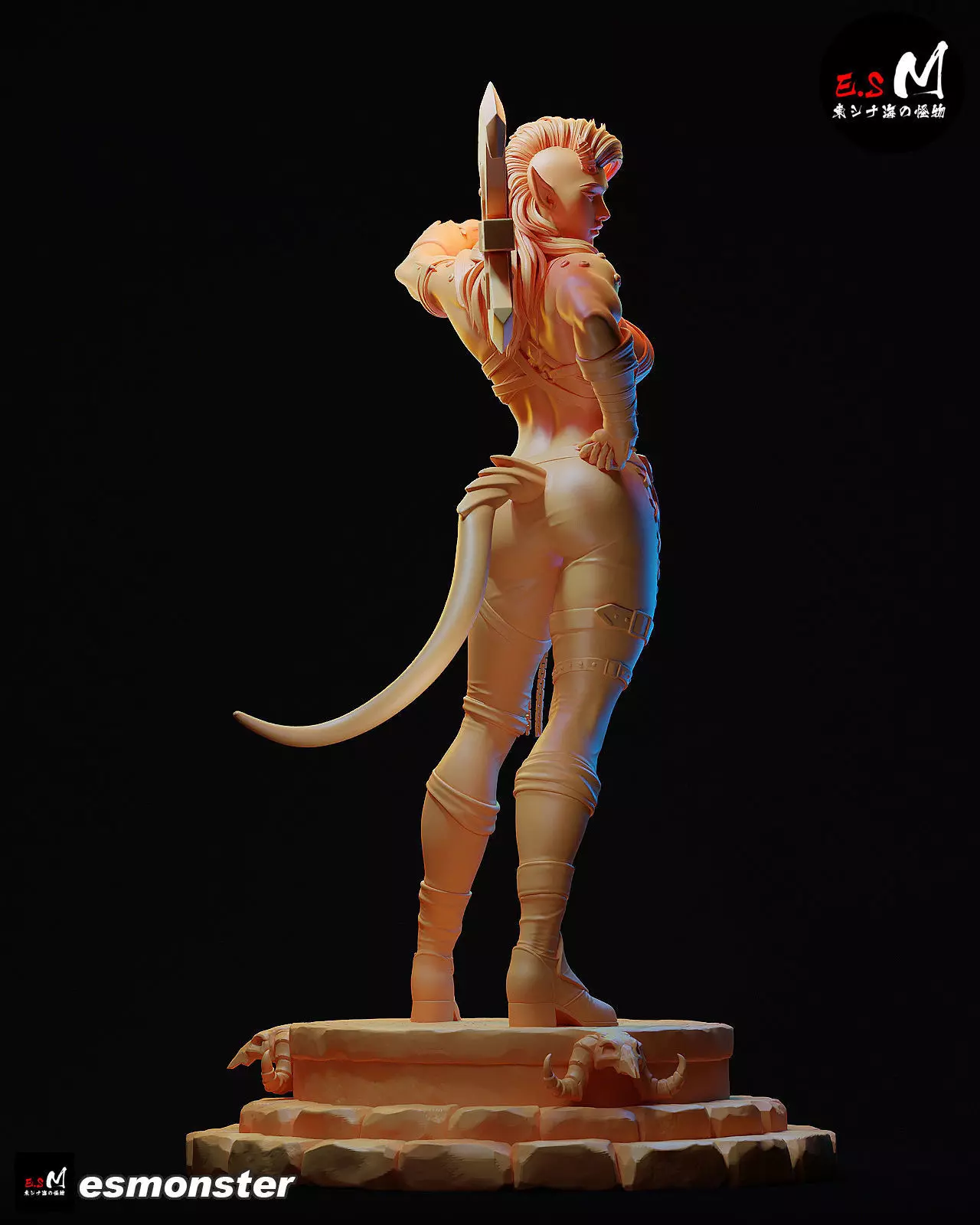 Karlach character by ES Monster 3D print model_33