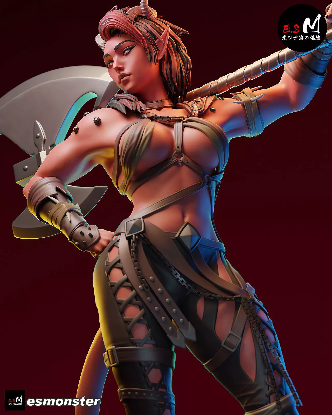 Karlach character by ES Monster 3D print model_27